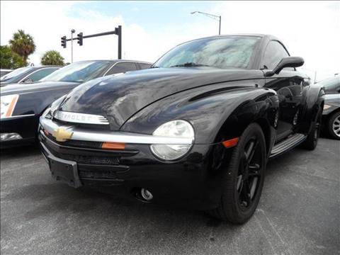 2004 Chevrolet SSR for sale at TRANSCONTINENTAL CAR USA CORP in Fort Lauderdale FL
