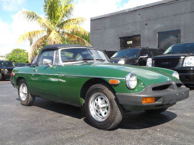 1979 MG MGB for sale at TRANSCONTINENTAL CAR USA CORP in Fort Lauderdale FL
