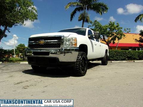 2011 Chevrolet Silverado 2500HD for sale at TRANSCONTINENTAL CAR USA CORP in Fort Lauderdale FL