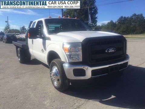 2011 Ford F-350 Super Duty for sale at TRANSCONTINENTAL CAR USA CORP in Fort Lauderdale FL