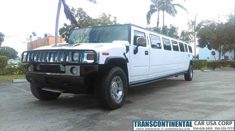 2004 HUMMER H2 for sale at TRANSCONTINENTAL CAR USA CORP in Fort Lauderdale FL