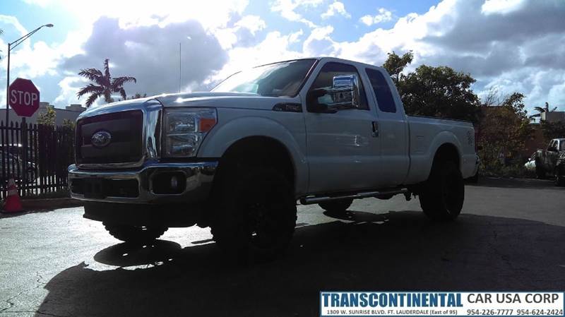 2011 Ford F-250 Super Duty for sale at TRANSCONTINENTAL CAR USA CORP in Fort Lauderdale FL
