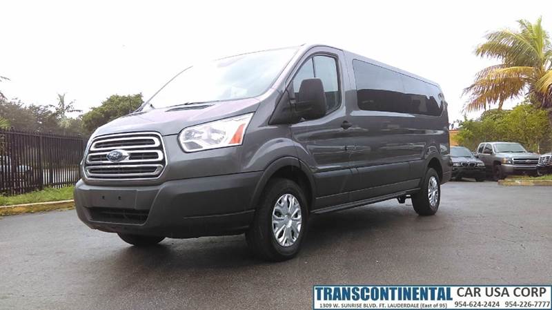 2015 Ford Transit Wagon for sale at TRANSCONTINENTAL CAR USA CORP in Fort Lauderdale FL
