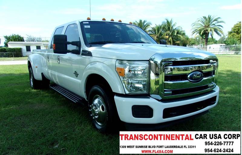 2011 Ford F-350 Super Duty for sale at TRANSCONTINENTAL CAR USA CORP in Fort Lauderdale FL