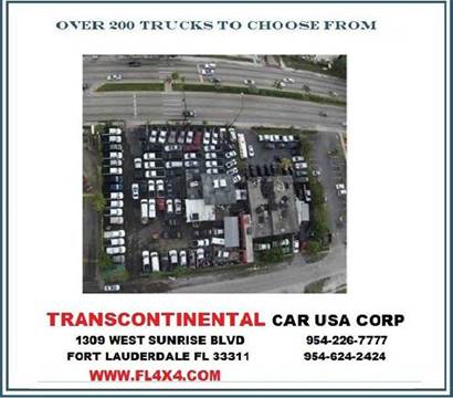 2012 Ford F-250 Super Duty for sale at TRANSCONTINENTAL CAR USA CORP in Fort Lauderdale FL