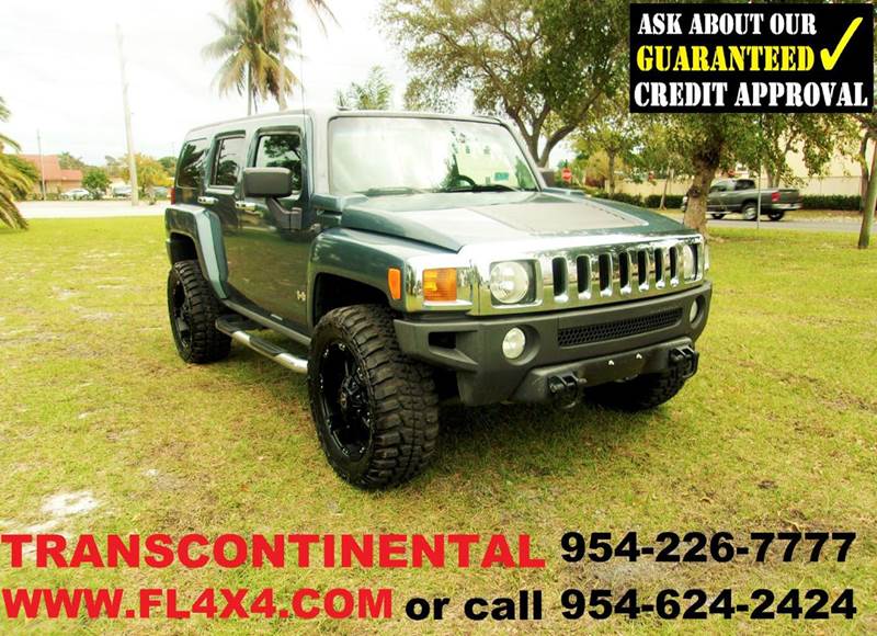 2007 HUMMER H3 for sale at TRANSCONTINENTAL CAR USA CORP in Fort Lauderdale FL