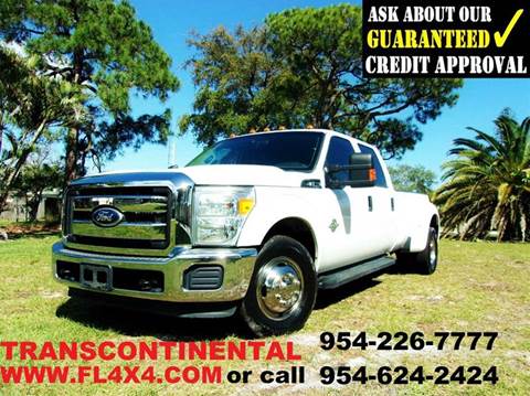 2011 Ford F-350 Super Duty for sale at TRANSCONTINENTAL CAR USA CORP in Fort Lauderdale FL