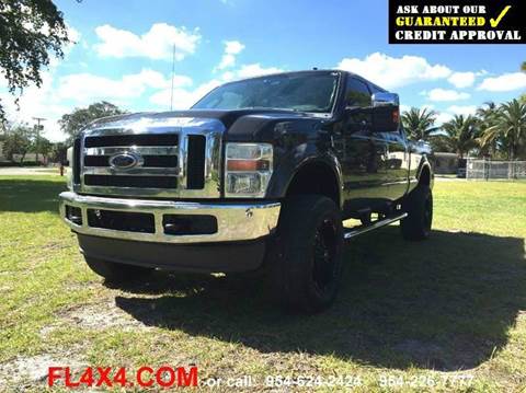 2008 Ford F-250 Super Duty for sale at TRANSCONTINENTAL CAR USA CORP in Fort Lauderdale FL