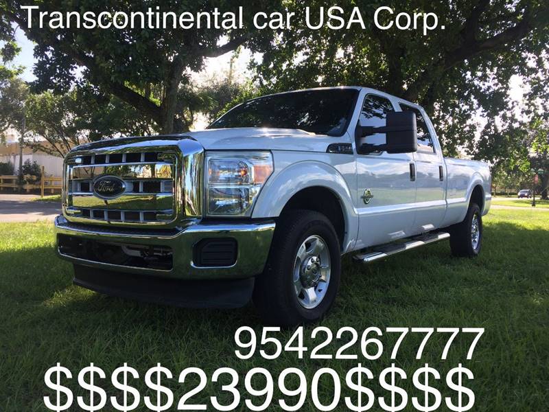 2012 Ford F-250 Super Duty for sale at TRANSCONTINENTAL CAR USA CORP in Fort Lauderdale FL