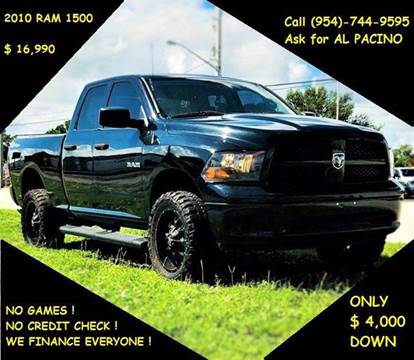 2010 Dodge Ram Pickup 1500 for sale at Transcontinental Car in Fort Lauderdale FL