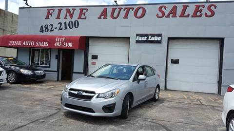 2014 Subaru Impreza for sale at Fine Auto Sales in Cudahy WI