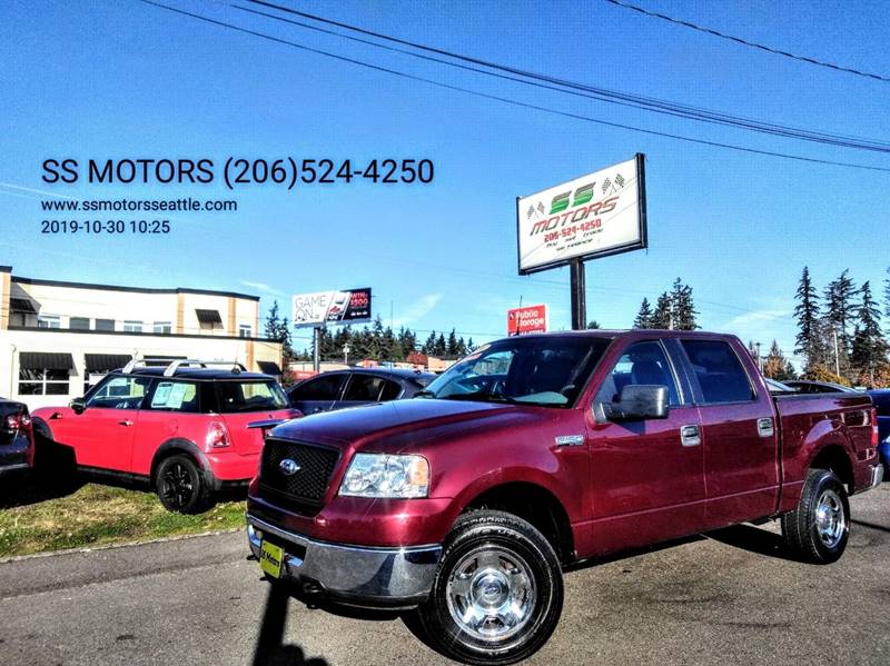 2006 ford f 150 xlt 4dr supercrew 4wd styleside 5 5 ft sb in edmonds wa ss motors llc 2006 ford f 150 xlt 4dr supercrew 4wd