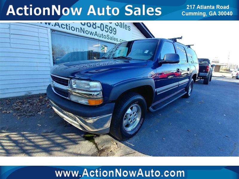 2002 Chevrolet Suburban for sale at ACTION NOW AUTO SALES in Cumming GA