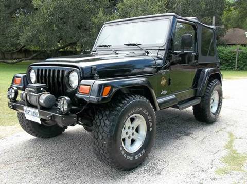 1998 Jeep Wrangler for sale at Hartman's Auto Sales in Victoria TX