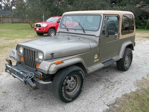 1988 Jeep Wrangler for sale at Hartman's Auto Sales in Victoria TX