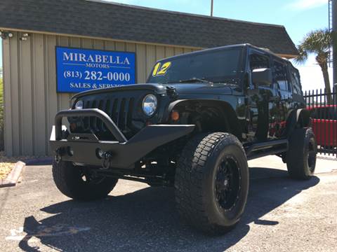 2012 Jeep Wrangler Unlimited for sale at Mirabella Motors in Tampa FL