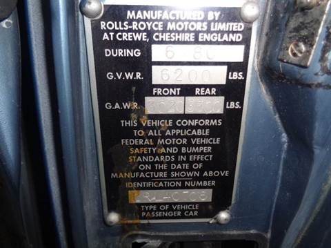 1980 Rolls-Royce Silver Shadow