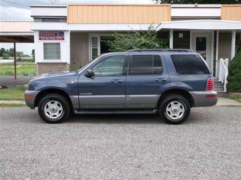 2002 Mercury Mountaineer for sale at Freedom Auto Mart in Bellevue OH