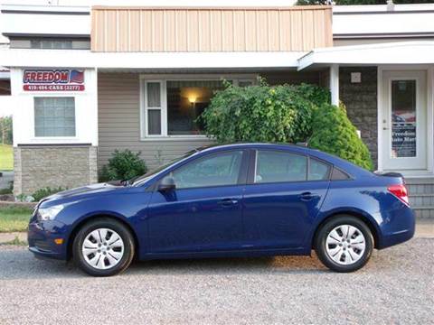 2013 Chevrolet Cruze for sale at Freedom Auto Mart in Bellevue OH