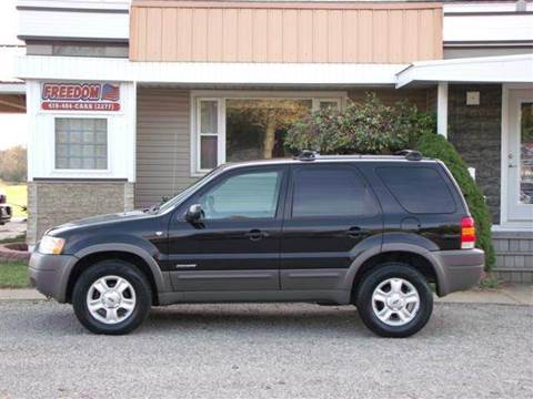 2002 Ford Escape for sale at Freedom Auto Mart in Bellevue OH