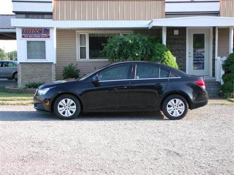 2012 Chevrolet Cruze for sale at Freedom Auto Mart in Bellevue OH