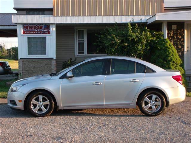 2012 Chevrolet Cruze for sale at Freedom Auto Mart in Bellevue OH
