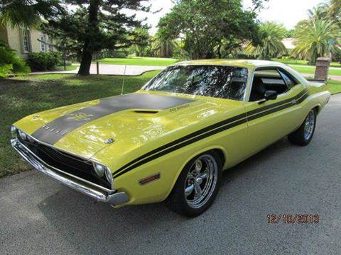 1970 Dodge Challenger for sale at FLORIDA CLASSIC CARS INC in Hialeah Gardens FL