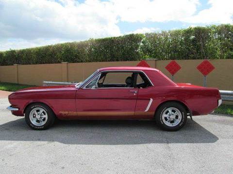 1965 Ford Mustang for sale at FLORIDA CLASSIC CARS INC in Hialeah Gardens FL