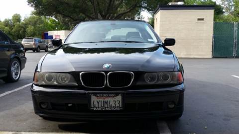 2002 BMW 5 Series for sale at MARTZ MOTORS in Pleasant Hill CA