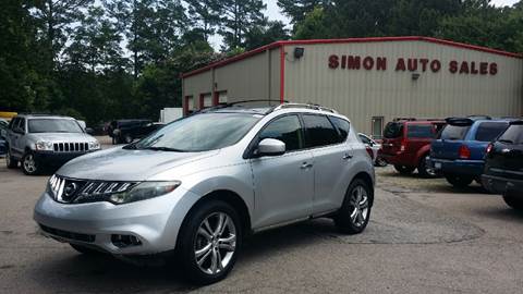 2009 Nissan Murano for sale at Simon's Auto Sales in Clayton NC