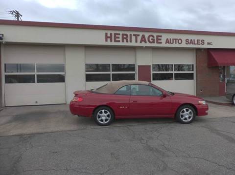 2002 Toyota Camry Solara for sale at Heritage Auto Sales in Waterbury CT