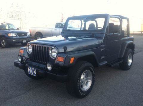 2002 Jeep Wrangler for sale at Champion Auto Sales II INC in Rochester NY