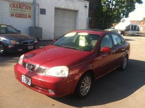 2004 Suzuki Forenza for sale at Champion Auto Sales II INC in Rochester NY