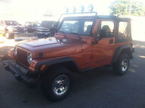 2001 Jeep Wrangler for sale at Champion Auto Sales II INC in Rochester NY