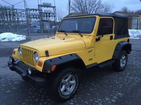 2002 Jeep Wrangler for sale at Champion Auto Sales II INC in Rochester NY