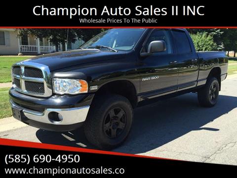 2005 Dodge Ram Pickup 1500 for sale at Champion Auto Sales II INC in Rochester NY