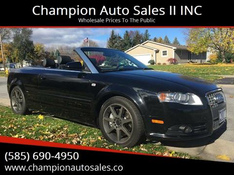 2007 Audi A4 for sale at Champion Auto Sales II INC in Rochester NY