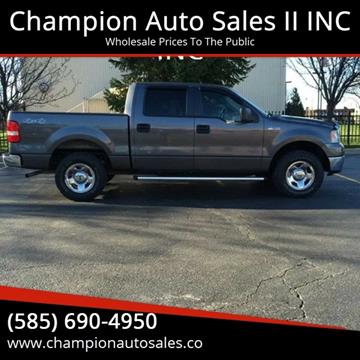 2007 Ford F-150 for sale at Champion Auto Sales II INC in Rochester NY