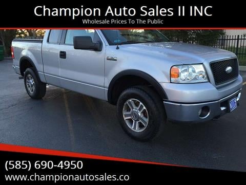 2006 Ford F-150 for sale at Champion Auto Sales II INC in Rochester NY