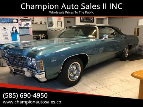 1971 Chevrolet Impala for sale at Champion Auto Sales II INC in Rochester NY