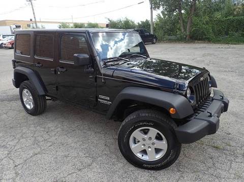 2014 Jeep Wrangler Unlimited for sale at OUTBACK AUTO SALES INC in Chicago IL
