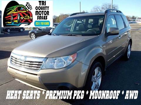 2009 Subaru Forester for sale at Tri County Motor Sales in Howard City MI