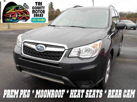 2015 Subaru Forester for sale at Tri County Motor Sales in Howard City MI