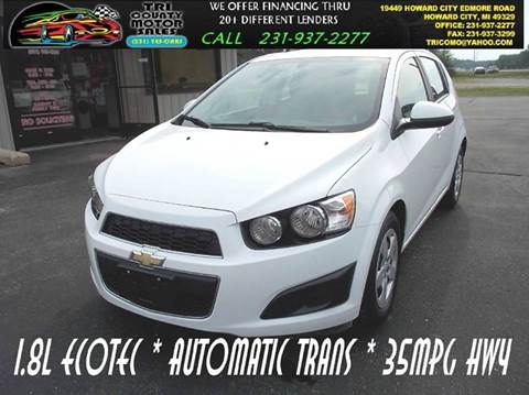 2014 Chevrolet Sonic for sale at Tri County Motor Sales in Howard City MI