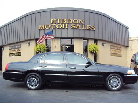 2009 Lincoln Town Car for sale at Hibdon Motor Sales in Clinton Township MI