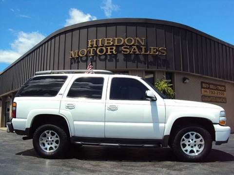 2005 Chevrolet Tahoe for sale at Hibdon Motor Sales in Clinton Township MI