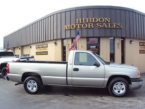 2003 Chevrolet Silverado 1500 for sale at Hibdon Motor Sales in Clinton Township MI