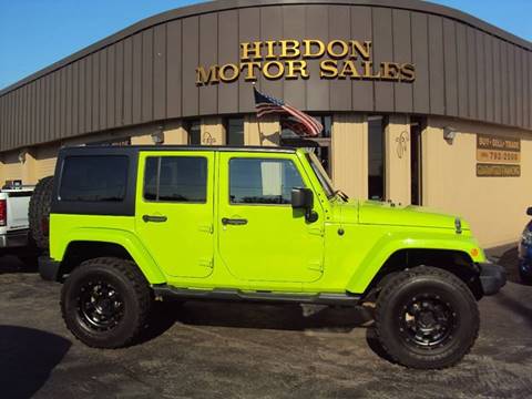 2013 Jeep Wrangler Unlimited for sale at Hibdon Motor Sales in Clinton Township MI