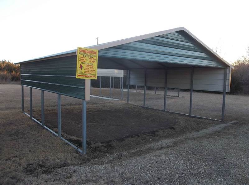 2024 Carolina Carports Inc. Regular/Boxed Eve/Vertical for sale at Corkys Cars Inc in Augusta KS