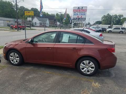 2012 Chevrolet Cruze for sale at A-1 Auto Sales in Anderson SC